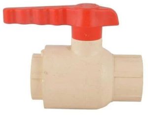CPVC Ball Valve, Color : Light Yellow 15 to 50mm