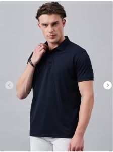 Poly Cotton Mens Plain Polo T Shirt XL & XXL Casual Wear