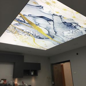 Textile Marble Stretch Ceiling