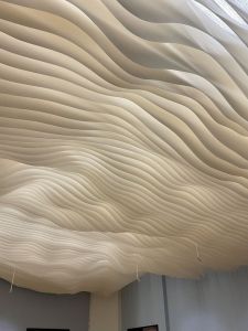 Textile Wave Fabric Ceiling