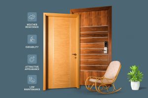 Plain Wooden Flush Door, Brand Name : Devson