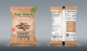 Agrofeast Roasted Almonds with Pink Salt