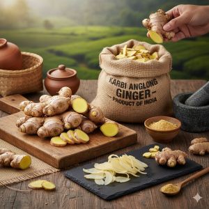 Patrida Karbi Anglong Ginger Powder, Packaging Type : Gunny Bag