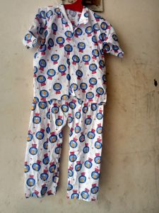 Summer Unisex Cotton Night Suit