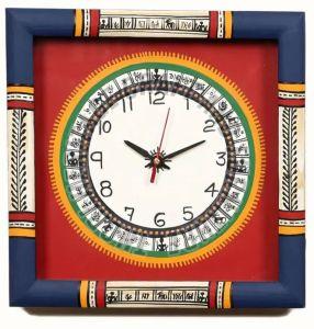 Mango Square Wooden Wall Clocks Standard, Display Type : Analog