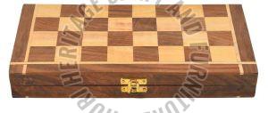Polished Mango Wooden Chess Board, Color : Multicolor Standard