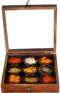 Wooden Spice Boxes