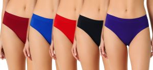 Ladies Lycra Hipster Panty (Combo 5 Pieces)