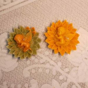 Angel In Flower Candles