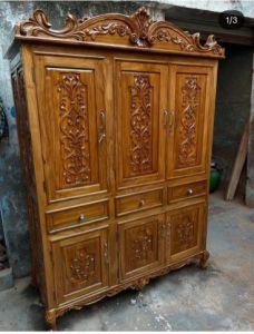 Wooden Carving Almirah Wooden Carving Almirah