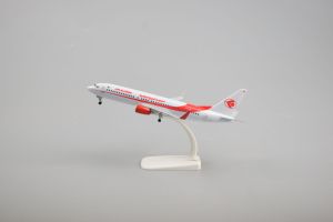 20cm B737 Air Algerie Resin Plane Model With Wheels  Aircraft Plane Model Gift