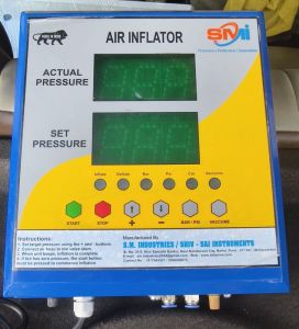 Automatic Tyre Air Inflator, Color : Blue