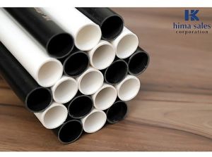 Black White Non ISI Electrical Rigid PVC Pipe, Shape : Oval