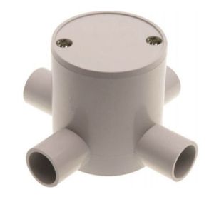 PVC Deep Junction Box, Color : Gray for Electrical Wiring Connections