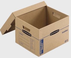 Corrugated Cardboard Half Slotted Container Box, Color : Brown