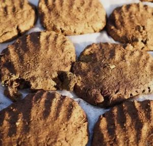 cow dung cake