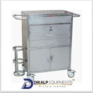 Stainless Steel Emergency Crash Cart