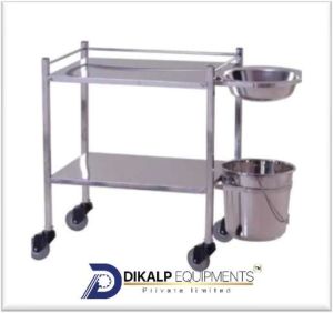 Stainless Steel Hospital Dressing Trolley