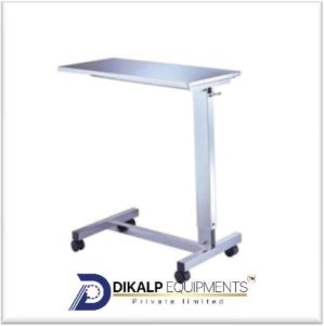 Stainless Steel Hospital Overbed Table