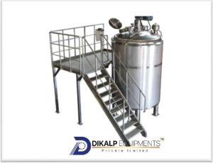 Polished Stainless Steel Tank Platform, Color : Silver