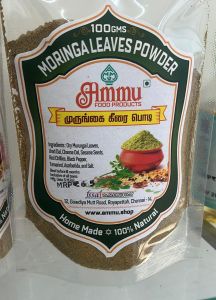 organic moringa powder