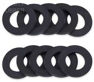 Rubber Washers, Color : Black