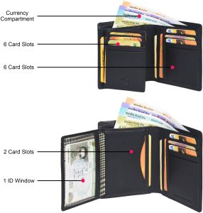 Leather Wallet and Card Holder