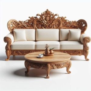 Luxury Wooden Sofa