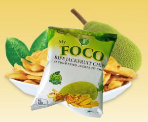 Natural Vacuum Fried Jack Fruit Chips, Color : Light -brown