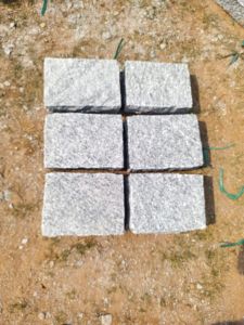 Polished Doted Granite Cobblestone, Color : Grey