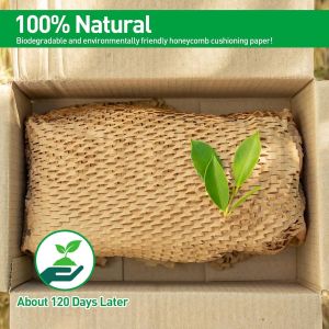 Kraft Paper Honeycomb WRAP, Color : Brown, Creamy