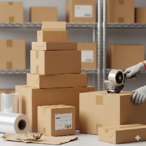 Printed Corrugated Box, Color : Light Brown, Grey, Brown