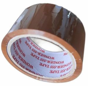 2 Inch 65 Meter Brown Transparent Cello Tapes