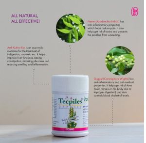 Tecpiles Capsule, For Good Quality, Packaging Type : Box