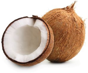 Natural Raw Semi Husked Coconut, Color : Brown, Form : Solid