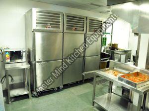 Stainless Steel Electricity Automatic 2 Door Vertical Refrigerator, Feature : Auto Temperature Mentainance