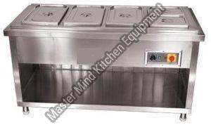 Stainless Steel Hot Case Counter, For Hotels, Restaurant, Party, Color : Silver