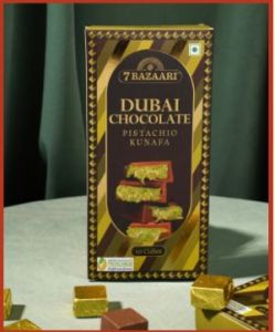 7B Dubai Chocolate, Color : Brown, Packaging Size : 100gm