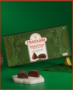 Belgian Chocolate Banarasi Paan, Color : Brown for Consumption