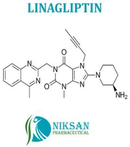 Linagliptin, Color : WHITE, Formula : C25H26N8O2