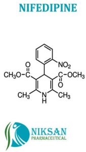 Nifedipine, CAS No. : 21829-25-4, Purity : 98%