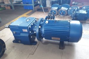 Worm Hydraulic Polished Mild Steel Industrial Gearboxes, Color : Blue