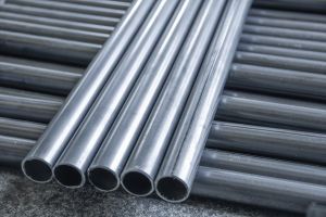 Silver Galvanized Pipes