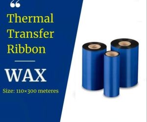 Thermal Transfer Ribbons Wax 110 mmx300 Mtr.