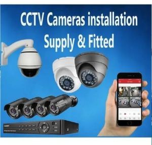 CCTV Installation Services Dome Camera, Bullet Camera
