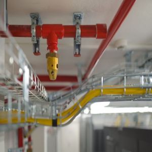 Steel Fire Suppression System, Color : Red, White
