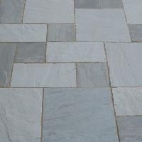 Plain Natural Stone Grey Paving Slabs Multisizes