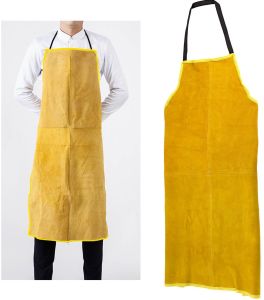 Yellow Protective Apron One Size Fits Most, Gender : Male