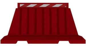 Road Plastic Traffic Barrier, Color : Red