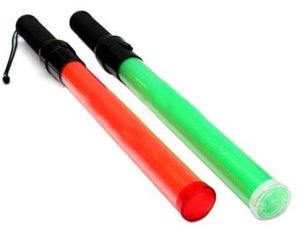Plastic Traffic Baton Light, Color : Red Green